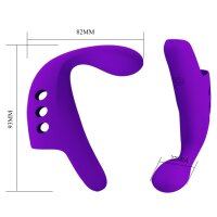 Pretty Love Gorgon Fingering Vibrator black