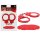 Sex Extra - Metal Cuffs & Love Rope Red