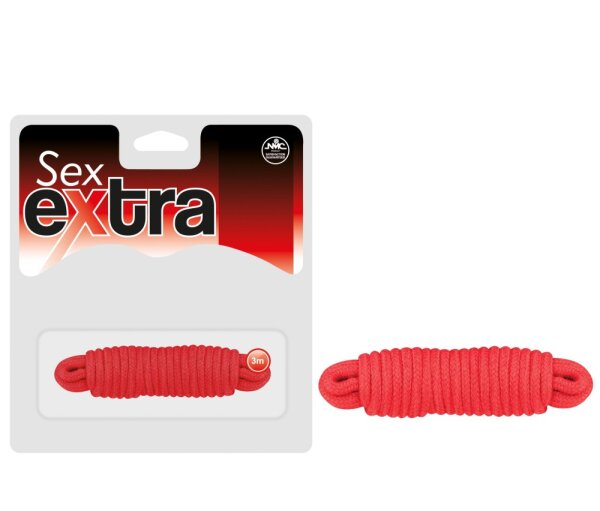 Sex Extra - Love Rope Red 3 m