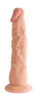 Sexxbian 8" Vibrating Dong & Harness