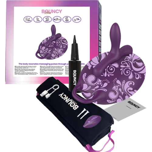 Bouncy Bliss Classic Aufsitzvibrator Lila