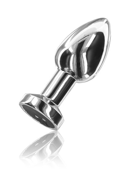 TOYTOY The Glider Vibro Anal Plug Silver M 3,4 cm