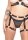 Kinky Diva Multi Ring Thigh Harness black