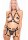 Kinky Diva Multi Ring Thigh Harness black