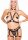 Kinky Diva Multi Ring Thigh Harness black