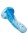 CalExotics Twisted Ribbed Probe Blue 14 cm