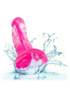 CalExotics Twisted Ribbed Probe Pink 14 cm
