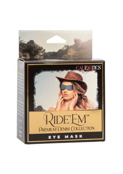 CalExotics Ride Em Denim Eye Mask