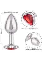 CalExotics Jewel Small Ruby Heart  Plug 3,25 cm