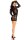 Leg Avenue Minikleid mit sexy langen Handschuh&auml;rmeln Onesize schwarz