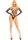 Leg Avenue Crotchless teddy with halter black O/S
