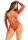 Leg Avenue Crotchless Teddy with halter red O/S