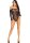 Leg Avenue Off the shoulder teddy black O/S