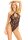 Leg Avenue mesh string body with hearts one size black