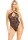 Leg Avenue mesh string body with hearts one size black