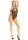 Leg Avenue mesh string body with hearts one size black