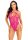Leg Avenue Netz Stringbody mit Herzen Onesize pink