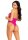 Leg Avenue Netz Stringbody mit Herzen Onesize pink
