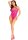 Leg Avenue Netz Stringbody mit Herzen Onesize pink