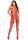 Leg Avenue Netz Bodystocking mit Herzen Onesize rot