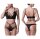 GREY VELVET 2-pcs set (Bralette, brazilian Slip) S