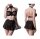 GREY VELVET 3-pcs. set (Bralette, String, Skirt) S/M