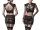 GREY VELVET 3-piece erotic set S