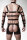 GREY VELVET MEN 4-pc harness set S/M - XXL/3XL