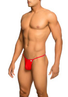 MOB Sheer T-Back Thong rot S/M - L/XL
