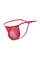 MOB Sheer T-Back Thong rot S/M - L/XL