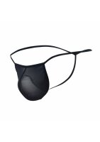 MOB Sheer T-Back Thong schwarz S/M - L/XL