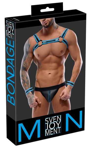 Mens Jock Set Black/Blue S