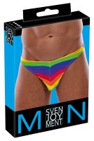 Mens Thong Rainbow S - 2XL