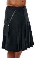 Mens Kilt Black S - 2XL