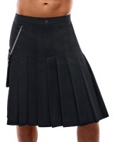 Mens Kilt Black S - 2XL