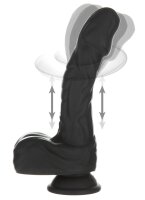 Naked Addiction shock vibrator with suction cup strap-on compatible black