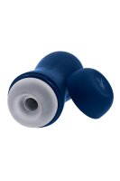 Playboy Gusto sucking, vibrating stroker blue