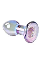 Playboy Jewels Analplug transparent 3,4 cm