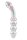 Playboy Juwel Doppelseitiger Glasdildo transparent
