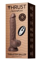 FemmeFun Vibrator Thruster Baller Brown