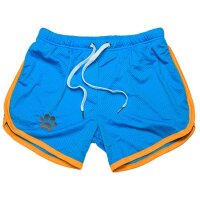 Kinky Puppy Paw Shorts Blue-Yellow XXL