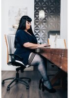 Kixies Debbie hold-up stockings plaid blue S