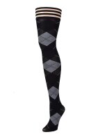 Kixies Kimmie hold-up stockings check/ diamond pattern...
