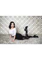 Kixies Kimmie hold-up stockings check/ diamond pattern black S