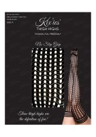 Kixies Mimi hold-up fishnet stockings black S