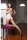 Kixies Ruby hold-up stockings with black center back seam skin-colored S