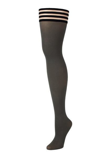 Kixies Sierra hold-up stockings transparent gray S