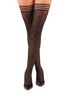 Kixies Tiffany hold-up stockings check pattern...