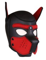 Kinky Puppy Neoprene Puppy Hoods RED
