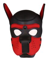 Kinky Puppy Neoprene Puppy Hoods RED